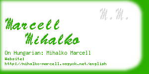 marcell mihalko business card
